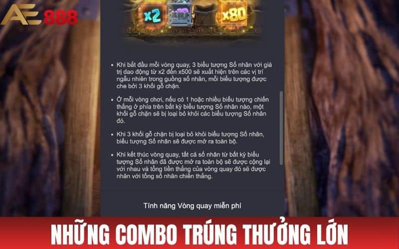 Các combo trúng thưởng trong đá quý và vàng