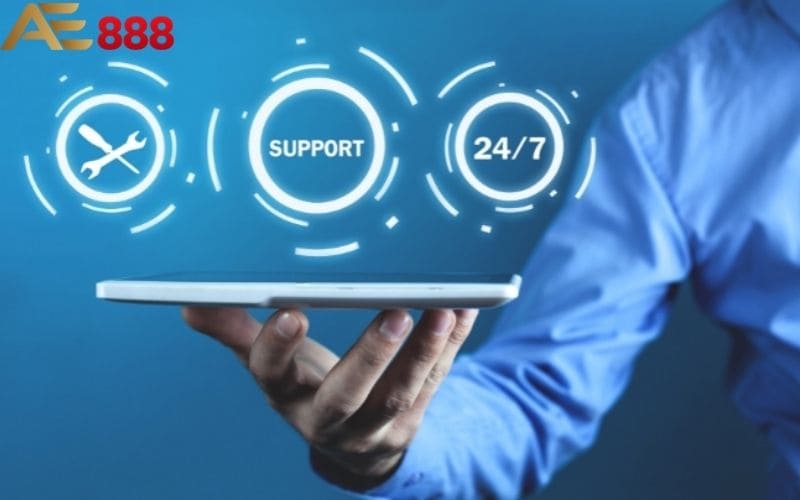 Đội ngũ hỗ trợ AE888 rất tận tâm và nhiệt tình Đội ngũ hỗ trợ AE888 rất tận tâm và nhiệt tình