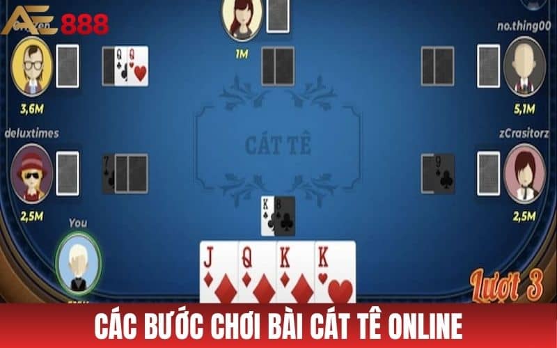 Hướng dẫn các bước đặt cược bài cát tê online tại game bài AE888 Hướng dẫn các bước đặt cược bài cát tê online tại game bài AE888