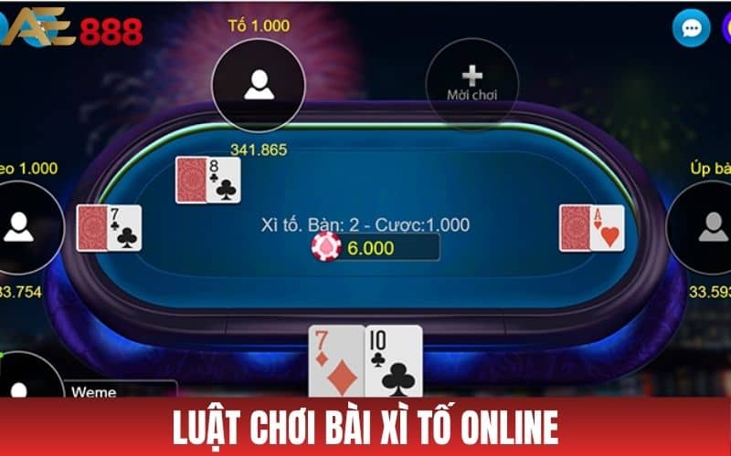 Luật chơi game bài xì tố online được AE888 chia sẻ